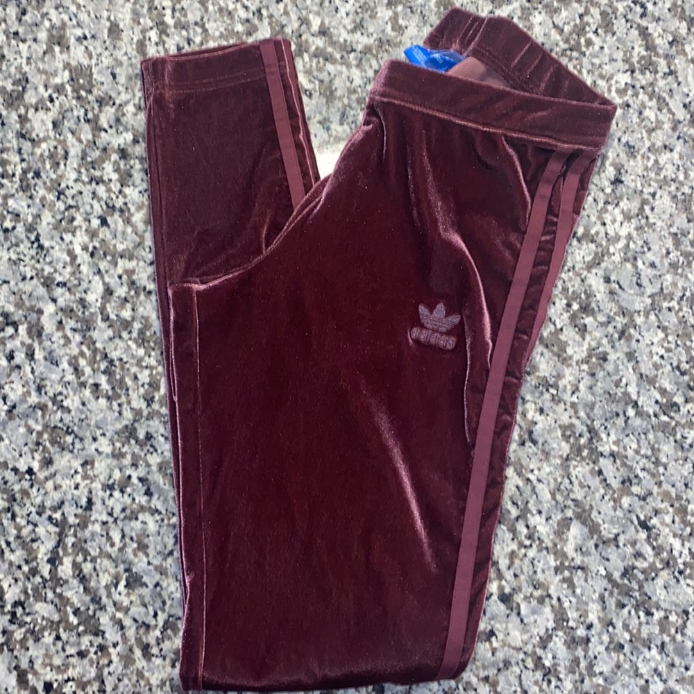 Velour Adidas Leggings